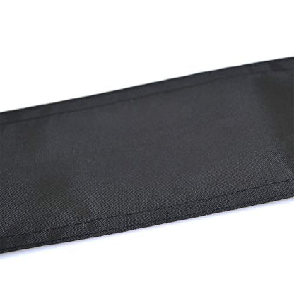MOFAN Black Mourning Streamer 5'x3" 200D Endura-Nylon Half-Mast Mourning Ribbon for Half-staff Display