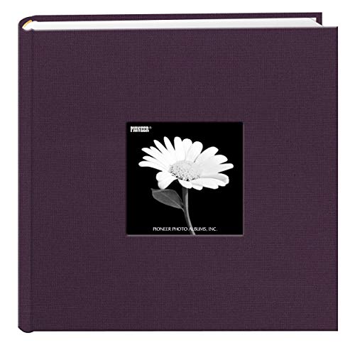 Fabric Frame Cover Photo Album 200 Pockets Hold 4x6 Photos, Wildberry Purple - color: Wildberry Purple, size: 4" x 6" (Pack of 1)