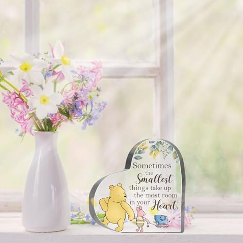 Winnie Friendship Keepsake Acrylic, Thank You Appreciation Gifts for Women Girls, Friendship Gifts for Friends Sister Besties BFF Birthday, Desk Home Nursery Winnie Decor Sign Plaque - style: Winnie 011