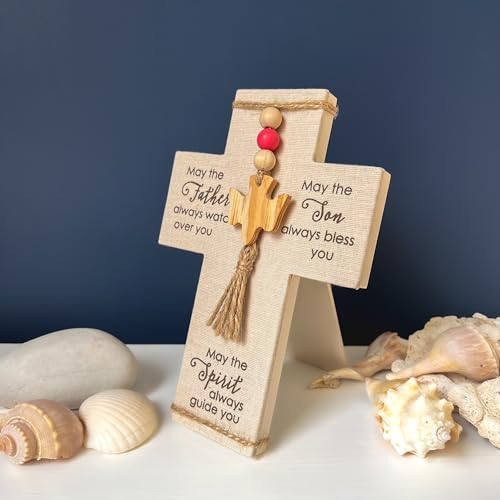 Abbey + CA Gift Confirmed in Christ Wall Cross, Confirmation Gift for Christian Boys and Girls, Easel Back, 7 1/4 Inches - color: Confirmation