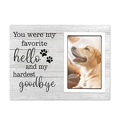 SteadStyle Dog Memorial Gifts for Loss of Dog, Pet Memorial Frame Fits 4X6 | Loss of Dogs Sympathy Gift, Pet Loss Memorial Remembrance Bereavement Gifts, In Memory of Dogs Sympathy Picture Frames - size: 4X6