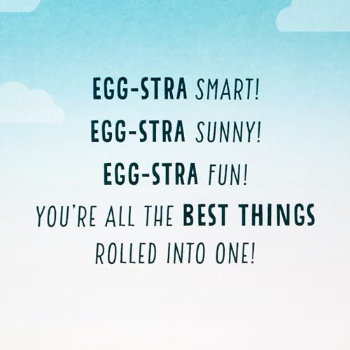 Hallmark Pick-A-Title Customizable Kids Easter Card (Egg-stra Fun) for Son, Daughter, Niece, Nephew, Godchild - style: Egg-stra Fun