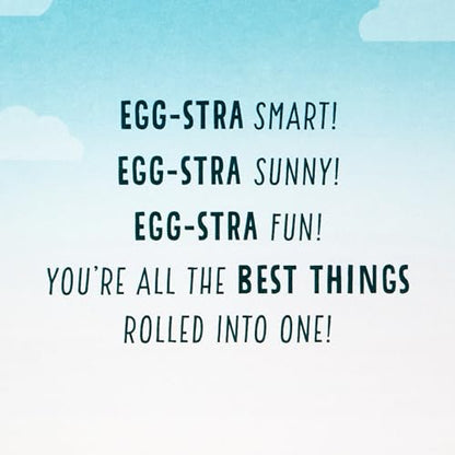 Hallmark Pick-A-Title Customizable Kids Easter Card (Egg-stra Fun) for Son, Daughter, Niece, Nephew, Godchild - style: Egg-stra Fun