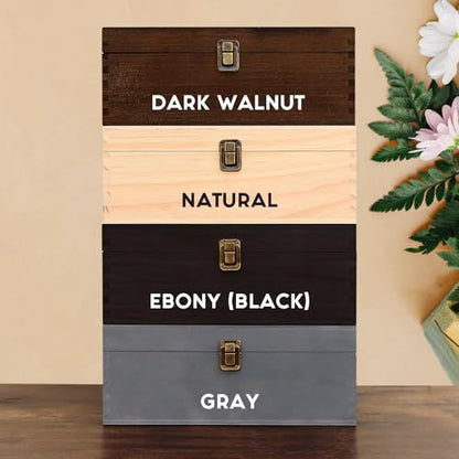 Baptism Gift for Boys & Girls, Personalized Wooden Memory Box | Add name & date. Holds photos, rosary & candle; a gift from godparents or grandparents. 12 designs, 4 sizes & 4 finishes. - style: 2. Baptism Designs