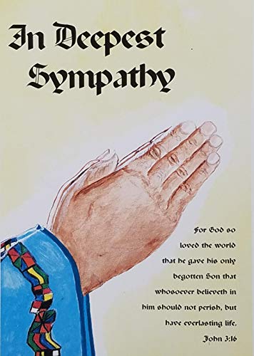 Sympathy Assortment Greeting Card (Box of 12 Cards of 3 different Designs with 12 envelopes)