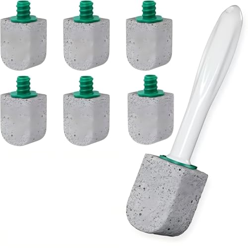 6 Pack Pumice Stone for Cleaning with Handle Toilet Bowl Cleaner