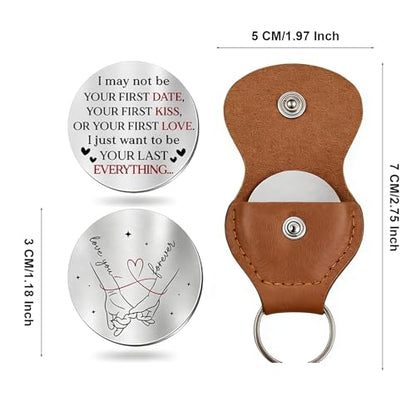Your Last Everything Couple Coin, Love You Forever for Him And Her Pocket Hug Token Valentine Accessory Gift Jewelry