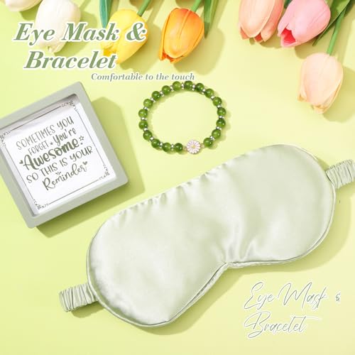 Daisy Birthday Gifts for Women,Self Care Gifts,Birthday Gift Basket for Mom | Care Package,Spa Gifts Set for Women,with Blanket,Candle, Unique Happy Birthday Surprise for Her,Daughter,Sister,Friends