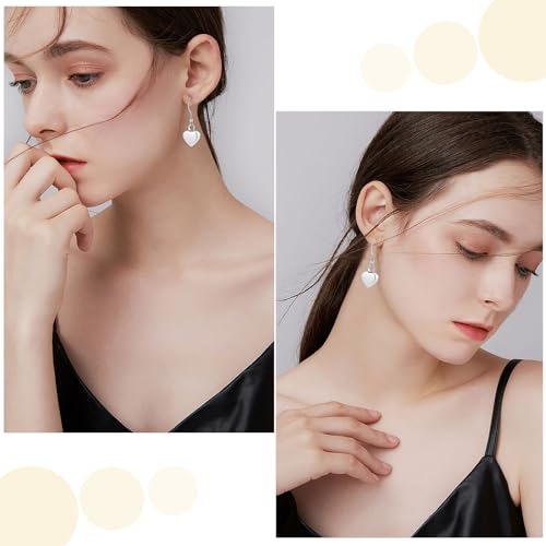 Heart Cremation Earring for Women Keepsake Memorial Urn Jewelry For Ashes - color: A-Silver