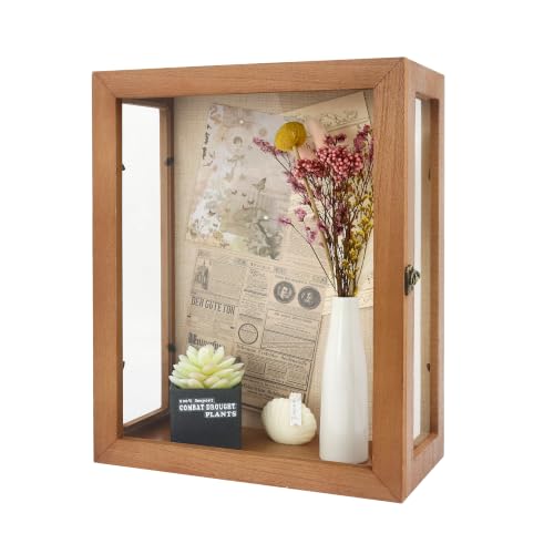 11x14x6 Extra Deep Shadow Box with 3 Removable Panels,Carbonized - color: Carbonized, size: 11x14x6