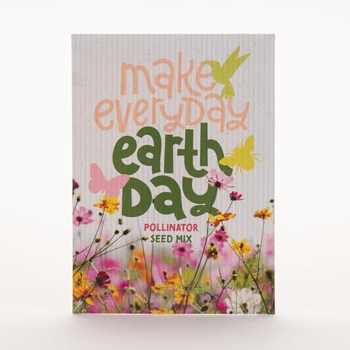 Bentley Make Everyday Earth Day 2025, Pollinator Flower Mix Seeds, All Favor Seed Packets, 25 Count - style: Make Everyday Earth Day