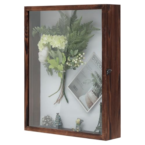 Muzilife 16x20 Large Shadow Box Pine Wood Picture Frame, 3.94 Deep, Brown - color: Brown, size: 16"x20"