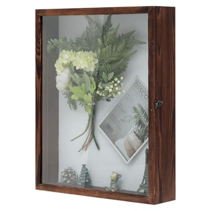 Muzilife 16x20 Large Shadow Box Pine Wood Picture Frame, 3.94 Deep, Brown - color: Brown, size: 16"x20"
