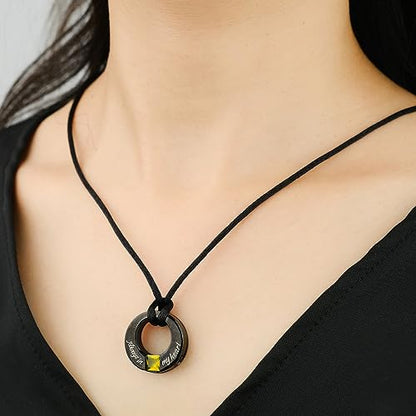 YOUFENG 3 Pieces Cremation Urn Necklaces for Ashes Keepsake Cremation Jewelry Cross Round Bar Birthstone Crystal Stainless Steel Memorial Pendant for Women Men - color: Olivine