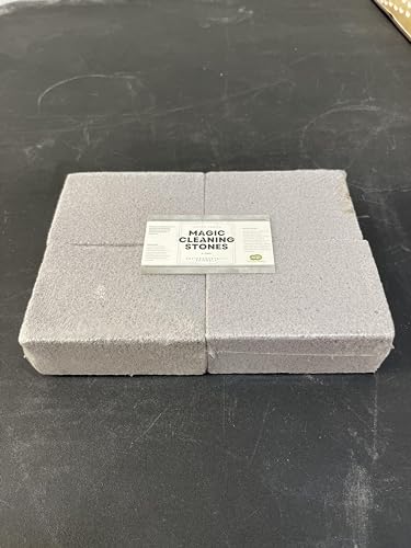 Magic Headstone Cleaning Stones - Granite Headdstone Cleaning Kit for Cemetery Memorial Stones - Headstone Cleaner for Graves - 4 Pack