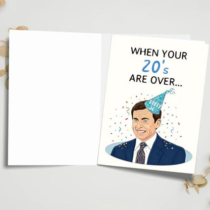 Funny 30th Birthday Card, Happy 30 Birthday Card for Women Men - color: BK-128