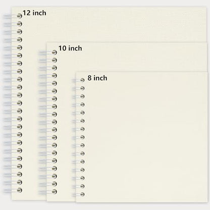 Vienrose Scrapbook Album,80 Pages,12x12 Inch,Sophora Beige | Blank Thick Kraft Paper,DIY Scrapbooking Supplies – Wedding,Travel,Family,Baby,Holiday Gifts - color: Beige, size: 12×12 Inch 80 Pages