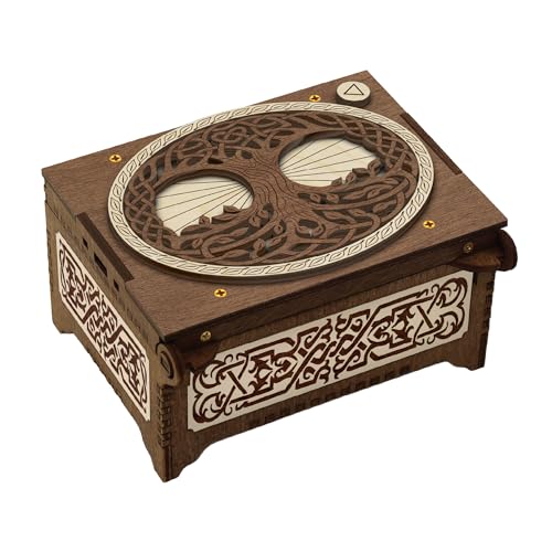 Celtic Tree of Life Custom MP3 Music Box, Plays Any Song, Custom Photo Print and Text Inside