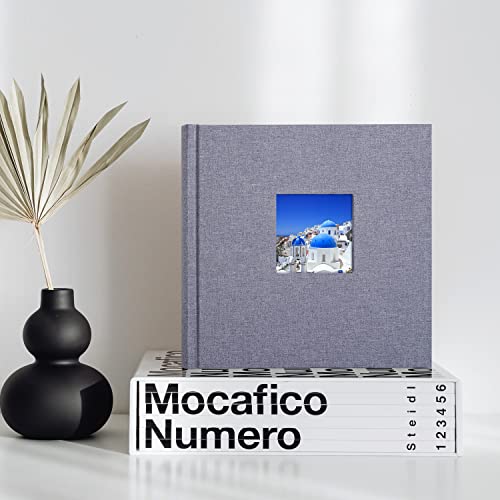 1DOT2 Small Photo Album 4x6, Hold 60 Photos with Memo, Grey - color: Grey, size: 4x6