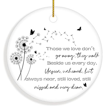 Sympathy Gifts for Loss of A Loved One Those We Love Don't Go Away Memorial Gifts for Loss of A Dad Mom Grandpa Grandma Remembrance Bereavement Miscarriage Gift in Memory of Loved One Family Friend