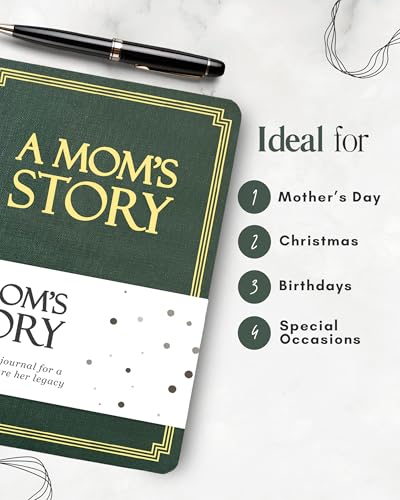 Mom's Life Story Journal (Hardcover): A Meaningful Keepsake for Mom to Share Her Journey and Memories, Book Includes 250+ Prompt Questions, Sentimental Gifts for Mother's Day, Birthday & Christmas - style: Mom Life Story Journal