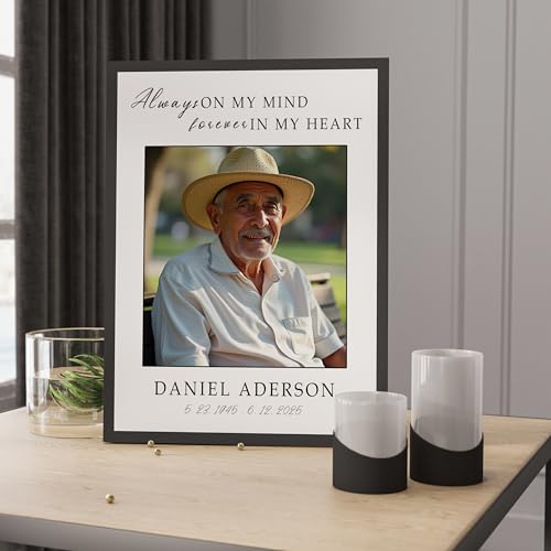 Customizable A Limb Has Fallen Poem Memorial Plaque Sign Frame. Personalize With Your Lost Loved Ones Name and Dates, Memorial Gifts For Loss of Dad Photo - color: Design 1