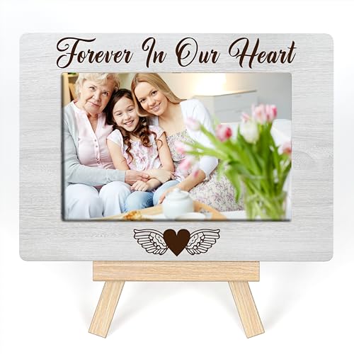 Ycyfckdr Memorial Picture Frame Gifts For Loved One, Bereavement Photo Gifts, Tabletop Easel Frame (A20)