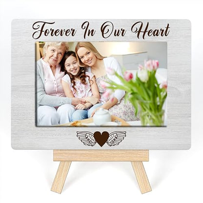 Ycyfckdr Memorial Picture Frame Gifts For Loved One, Bereavement Photo Gifts, Tabletop Easel Frame (A20)