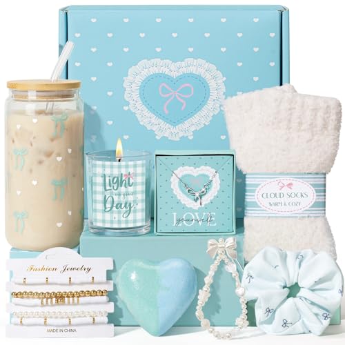 Gifts for Teen Girls, Teen Girl Gifts Trendy Stuff, Coquette Cute Bow Birthday Christmas Ideas Valentines Day Gift for Teen Girls Teenage Tween Daughter Sister Friend 14-16 16-18 Preppy Box Set - color: Mint Green