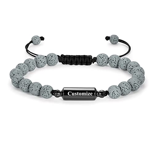 shajwo Cylinder Urn Bracelet for Ashes for Women Men - color: Customize