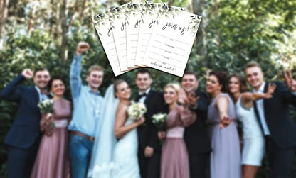 Join Us Invitation Cards With Envelopes -Greenery Invite Cards for All Occasions, Wedding, Engagement, Reception, Bridal or Baby Shower and Birthday Party - 25 Cards and 25 Envelopes- HL-001 YQK - color: Greenery2
