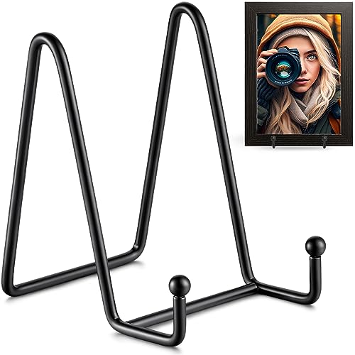 TR-LIFE 3 Pack 4.5 Inch Plate Stands for Display - Easel Holder Stand for Picture Frame, Decorative Platter, Book, Photo - size: 4.5 Inch