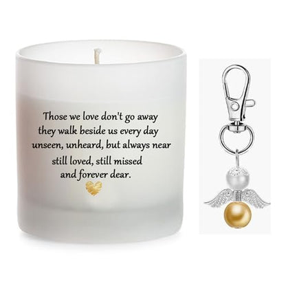 Sympathy Gifts for Loss of Loved One Dad Mom Husband Sister Friend Son Child Dog, Bereavement Gifts, Thinking of You, Get Well Soon, Grief Gift, Cheer Up, Comfort Condolence Candle, Remembrance Angel