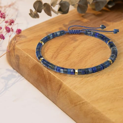 AGOT Daughter in Law Bracelets Gifts: Dear Daughter in Law Birthday Gifts from Mother in Law - color: Lapis Lazuli-Always Remember