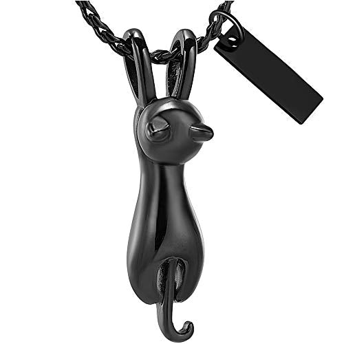Imrsanl Pet Cremation Jewelry for Ashes Cat Urn Necklace - color: Customize