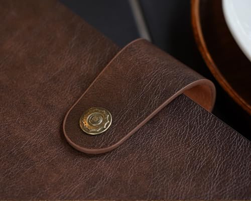 Genuine Leather Photo Album 4x6 for 200 Photos, Scrapbook with Writing Space of 30 Papers, Travel Family Wedding Kids Graduation Ultrasound Baby Picture Album, Fathers Day Gift, Brown - color: Brown, size: 200 Photos