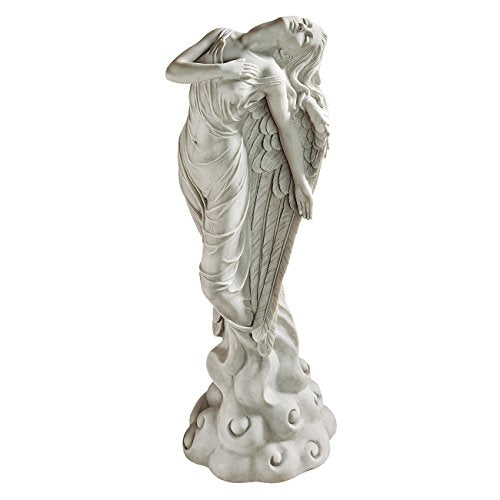 Design Toscano Ascending Angel Garden Statue, Medium, Antique Stone - style: MEDIUM ASCENDING