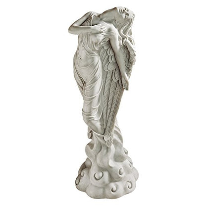 Design Toscano Ascending Angel Garden Statue, Medium, Antique Stone - style: MEDIUM ASCENDING