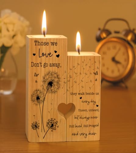 Sympathy Gifts for Loss of Loved One, Bereavement Candle Holders - Condolence Gift, Memorial Gifts for Mother Father Grandma (WE Love) - size: WE LOVE