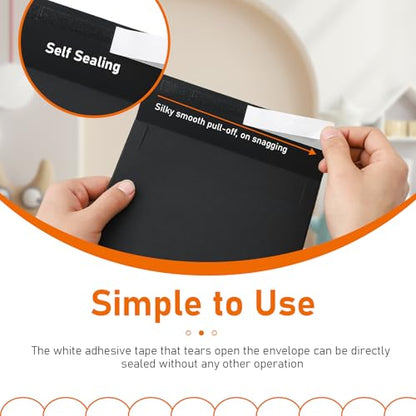Guakicae 100 Packs Black Note Cards and Envelopes 4 x 6 - color: Black, size: 4x6-100pcs
