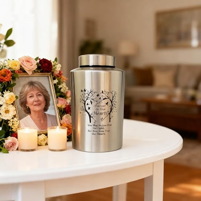 Large Cremation Urns for Human Ashes, for Adult Female & Male - size: 220 lbs