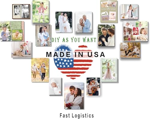 LOUISMIAA Personalized Picture Frame Custom Photo Stone Rock Slate Plaque Frames, Customized Gifts for Mothers Fathers Day Valentine's Day Wedding Birthday Christmas, Rectangular Shape 11.8 * 7.87 in - color: Rectangular-11.8*7.87 inch