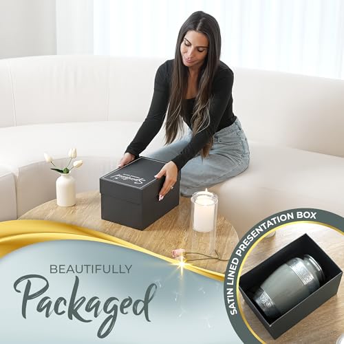 Stunning Cremation Urns for Human Ashes - Olive Rest Color (Set of 5) - size: 5 Piece Set