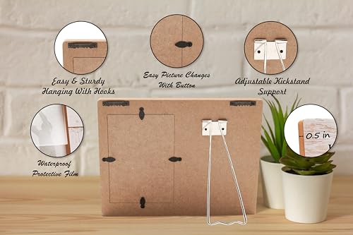 All You Need Is Love Wooden Tabletop Picture Frame - Dog & Cat Photo Frame - Memorial Gift for Pet Loss - style: YuHong-Photo Frame-B76