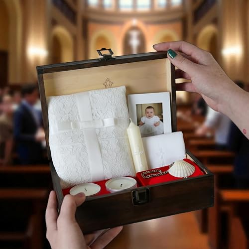Baptism Memory Box, Engraved Christening Gift for Boys & Girls, Medium - size: Medium, style: Baptism