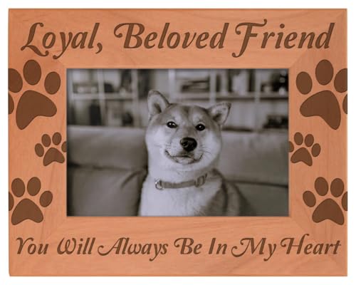 Gifts For All Remembrance of Dog or Cat Wood Frame - Landscape 4x6 - color: Friend, size: 4x6 Photo - Landscape