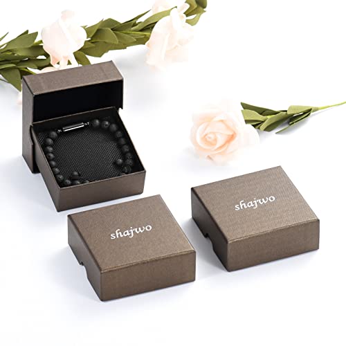 shajwo Cylinder Urn Bracelet for Ashes for Women Men - color: Black
