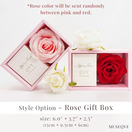 Heart Locket and Butterfly Pendant Necklace for Women Girls • 14K Gold Plated Photo Lockets that Hold Picture Jewelry • Mothers Day Love Gifts Ideas [HN-LK] - color: Silver, style: Rose Gift Box