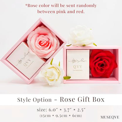 Heart Locket and Butterfly Pendant Necklace for Women Girls • 14K Gold Plated Photo Lockets that Hold Picture Jewelry • Mothers Day Love Gifts Ideas [HN-LK] - color: Silver, style: Rose Gift Box