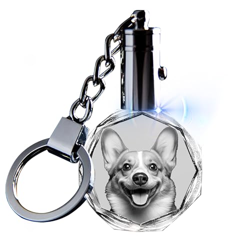 Monume 2D Crystal Photo Keychain – Personalized Laser Engraved Keepsake | Custom Crystal Photo – Personalized Keychain Keepsake – Custom Keychain with Picture for Anniversary, Birthday & More - style: Round